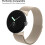 Stainless Steel Mesh Band for Google Pixel Watch 3 41mm 4