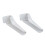 White RV Rain Gutter Spout Long Version 4PCS 2