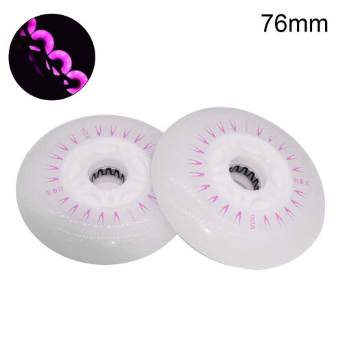 Windcarnival Inline Speed Skate LED Wheels 80/76/72mm 2Pcs 1