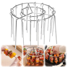 Air Fryer Kebab Grill Rack Stainless Steel 304 Vertical
