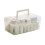 Plastic Storage Bin with Latching Lid Clear Stackable 1