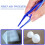 Blue First Aid Tweezers Plastic 30 Pcs 1