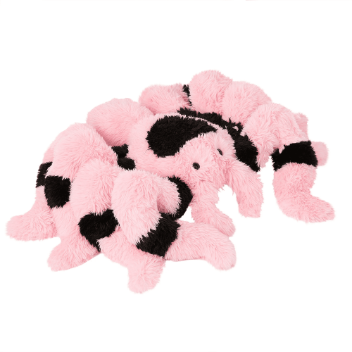 Giant Spider Plush Pillow Pink Black 45 Inch 1