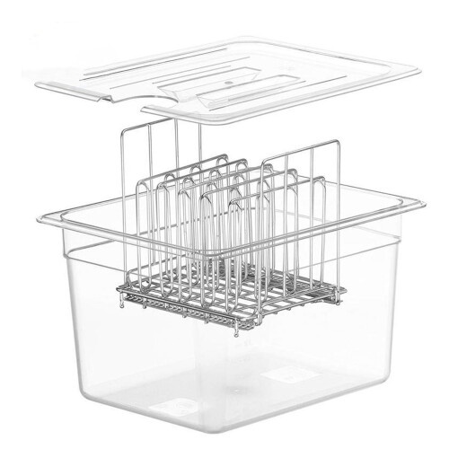 Slow-Cooker Container with Lid 12 L Premium Plastic 1