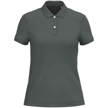 (XS, Iron Grey) Native Spirit Womens/Ladies Pique Polo Shirt