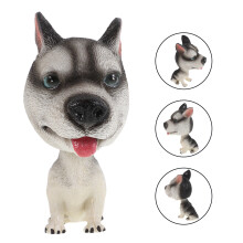 FRCOLOR Car Dashboard Bobblehead Dog Ornament Resin