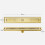 304 Stainless Steel Rectangular Floor Drain with Extended 2
