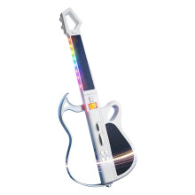 White Electronic Guitar for Beginners with Smart Features