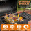 Stainless Steel Grill Basket with Wood Handle 1 Pack 6