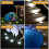 Solar Ground Lights 8-LED White IP68 Waterproof 7
