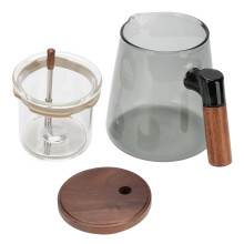 Glass Teapot with Strainer 750 ml Clear Heat-Resistant