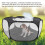 LYUMO Portable Transparent Pet Playpen for Small Animals 8