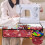 Snowman-Themed Sewing Machine Mat with Storage and Non-Slip 4