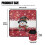 Snowman-Themed Sewing Machine Mat with Storage and Non-Slip 5