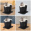 Eyeglass Holder Stand Black Plush Lined 2 Pack 7