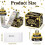 Birthday Money Box Black Gold Fast Pull Cash 7