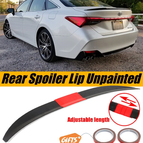 Rear Trunk Spoiler Lip Adjustable 45-50 Inch ABS Duckbill 1