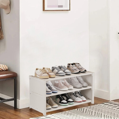 3-Tier Shoe Storage Rack Stackable Organizer 2