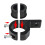Motorcycle Headlight Mounting Brackets 2 pcs 1 inch Black 2