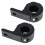 Motorcycle Headlight Mounting Brackets 2 pcs 1 inch Black 4