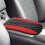 Center Console Cover PU Leather Waterproof Red 1 Piece 6