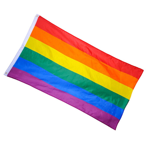 Rainbow Flag LGBT Pride Banner 3x5 ft with Brass Grommets 2