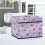 Sewing Machine Dust Cover Pink Marble Butterfly Design with 4
