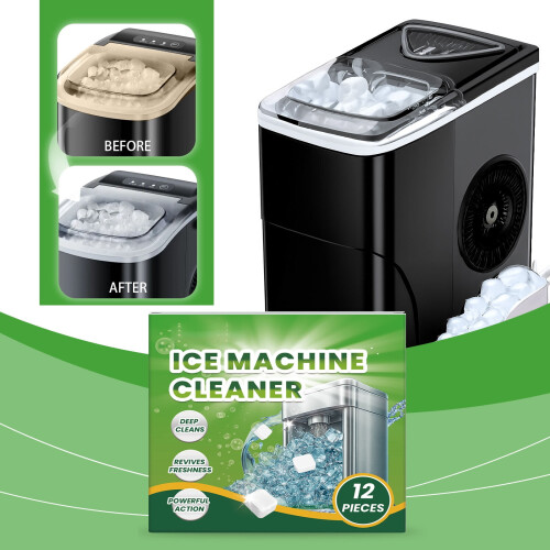 Ice Maker Cleaning Tablets Descaling Deodorizing 12 Pack