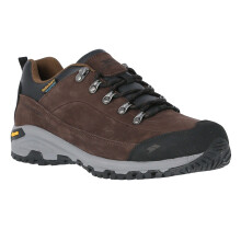 (11 UK, Dark Earth) Trespass Mens Falark Vibram Leather Walking Shoe
