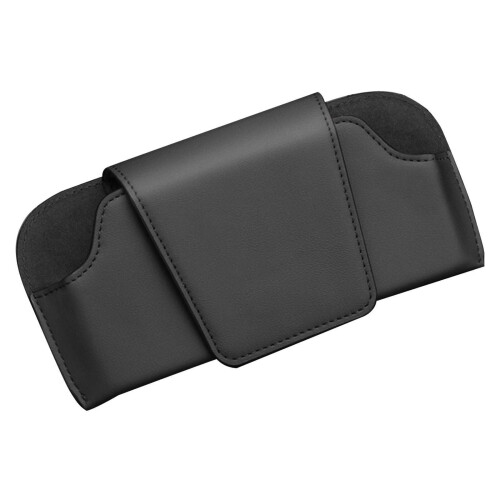 Sun Visor Sunglasses Case Clip Leather Storage Box