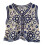 Boho Crochet Vest for Women Vintage Floral Pattern 1