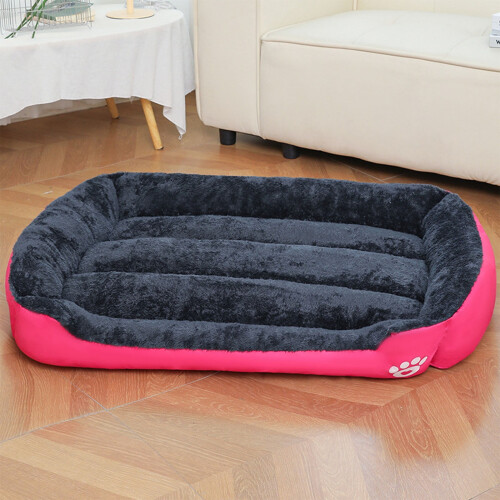 Rectangle Dog Bed Medium Size Washable Orthopedic 17.7x15.7