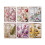 Lost Garden Art Collage Journaling Sheets 30 pcs 6 designs 6