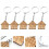 Wood Keyring Key Holder 5 Pieces 8