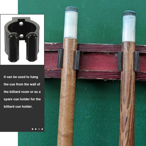 Pool Cue Holder Plastic Wall-Mounted 5-Pack 1
