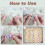 Beadable Keychain Set Silicone Spacer Beads 84 pcs 2