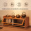 Wooden Desktop Storage Rack 2-Tier Countertop Organizer 5