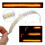 LED Car Side Mirror Turn Signal Strip 18cm 2 pcs 4