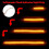 LED Car Side Mirror Turn Signal Strip 18cm 2 pcs 5