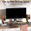 Desktop Speaker Stand with Vibration Absorption Pads for 7