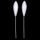 Bombarde Float Fishing Weight 2.6g 3g 4g White 2pcs 4