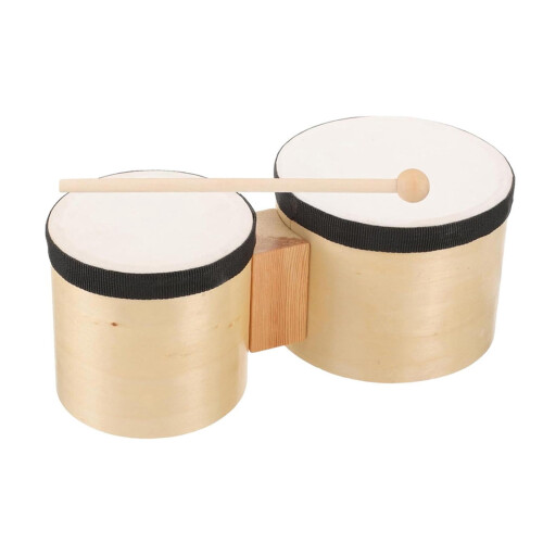 Mini Bongo Drum and Tambourine Set for Early Education 1
