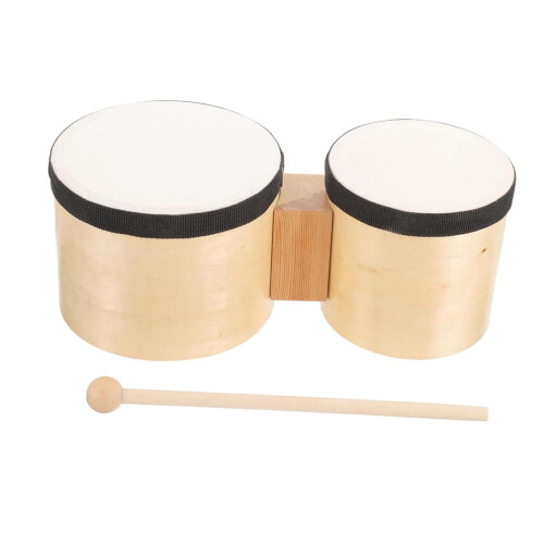 Mini Bongo Drum and Tambourine Set for Early Education 2