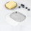 Butter Dish Rectangular Airtight 1 Piece 6.5 x 4.9 x 2 8