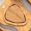 Wooden Guitar Pick Storage Box with Stand 3 Picks 7