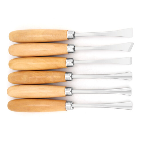 Ymiko Hand Chisel Set for Wood Turning Beginners 2