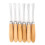 Ymiko Hand Chisel Set for Wood Turning Beginners 6