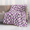 Checkered flannel blanket black white 10070 cm 1