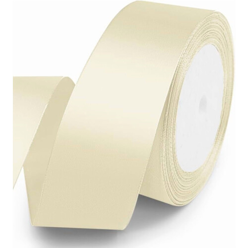 Polyester Satin Ribbon Single-Faced 25mm x 10m