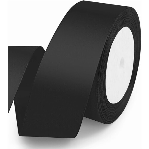 Polyester Satin Ribbon Single-Faced 25mm x 10m